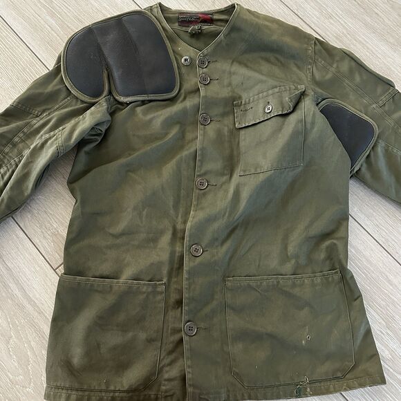 Vintage 50s 60s 10-X 10X Military Stencil Hunting Shooting Jacket Size 42 Small - Picture 2 of 10